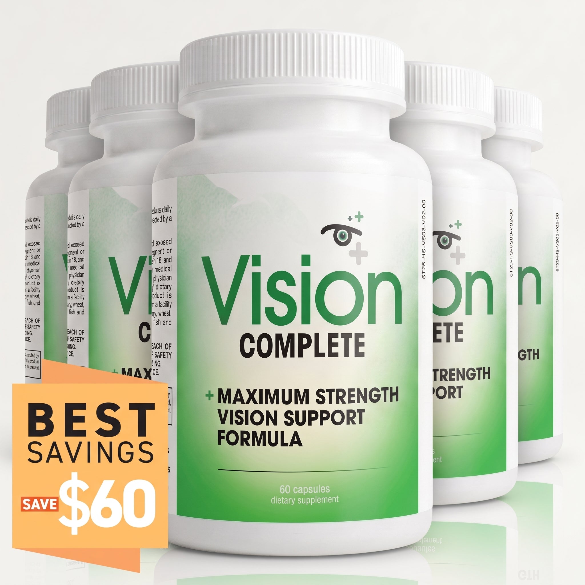 アイケア Yofoto Sansei 100-Year Vision Set VISION Complete - Complete Natural Eye Support Formula – Instant